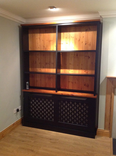 Bookcase over a radiator | ellis-furniture