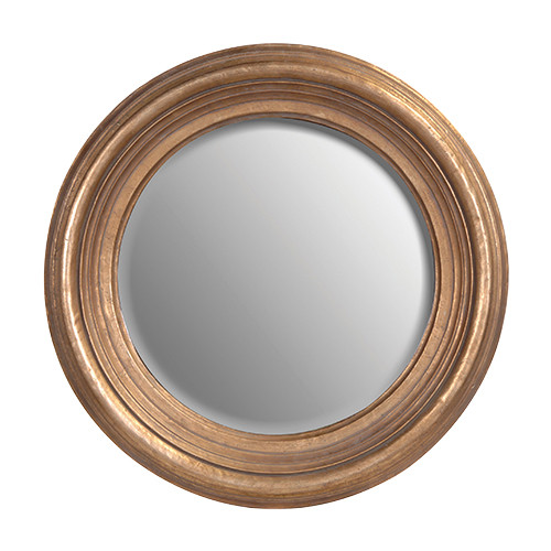 Round Gold Frame Mirror ellisfurniture