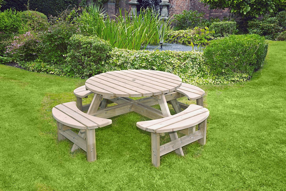 Kent Round Picnic Bench
