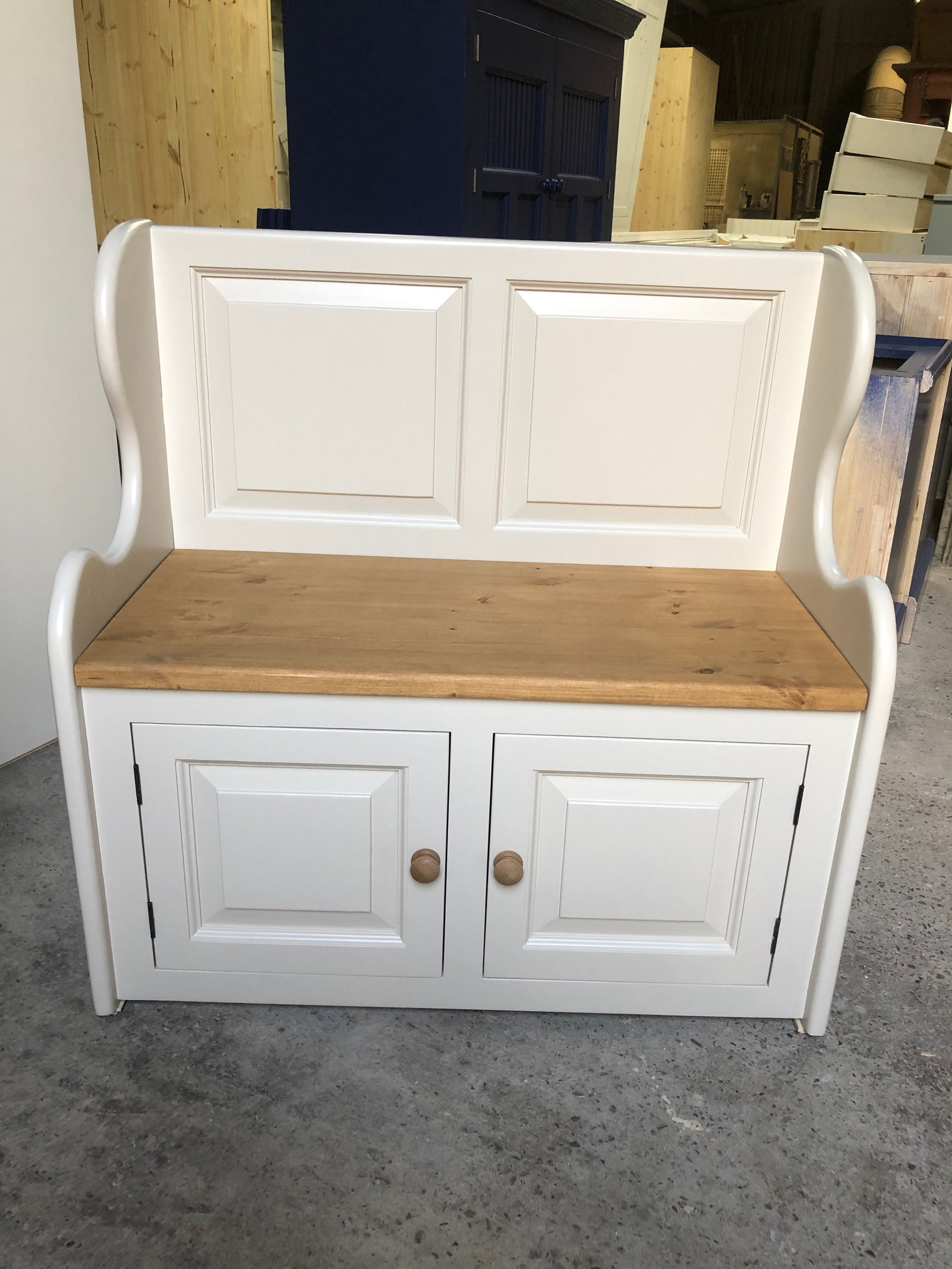 3ft Painted Monks Bench