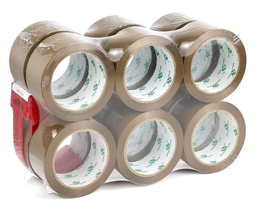 Article : Lot de 12 rouleaux de ruban adhésif d'emballage