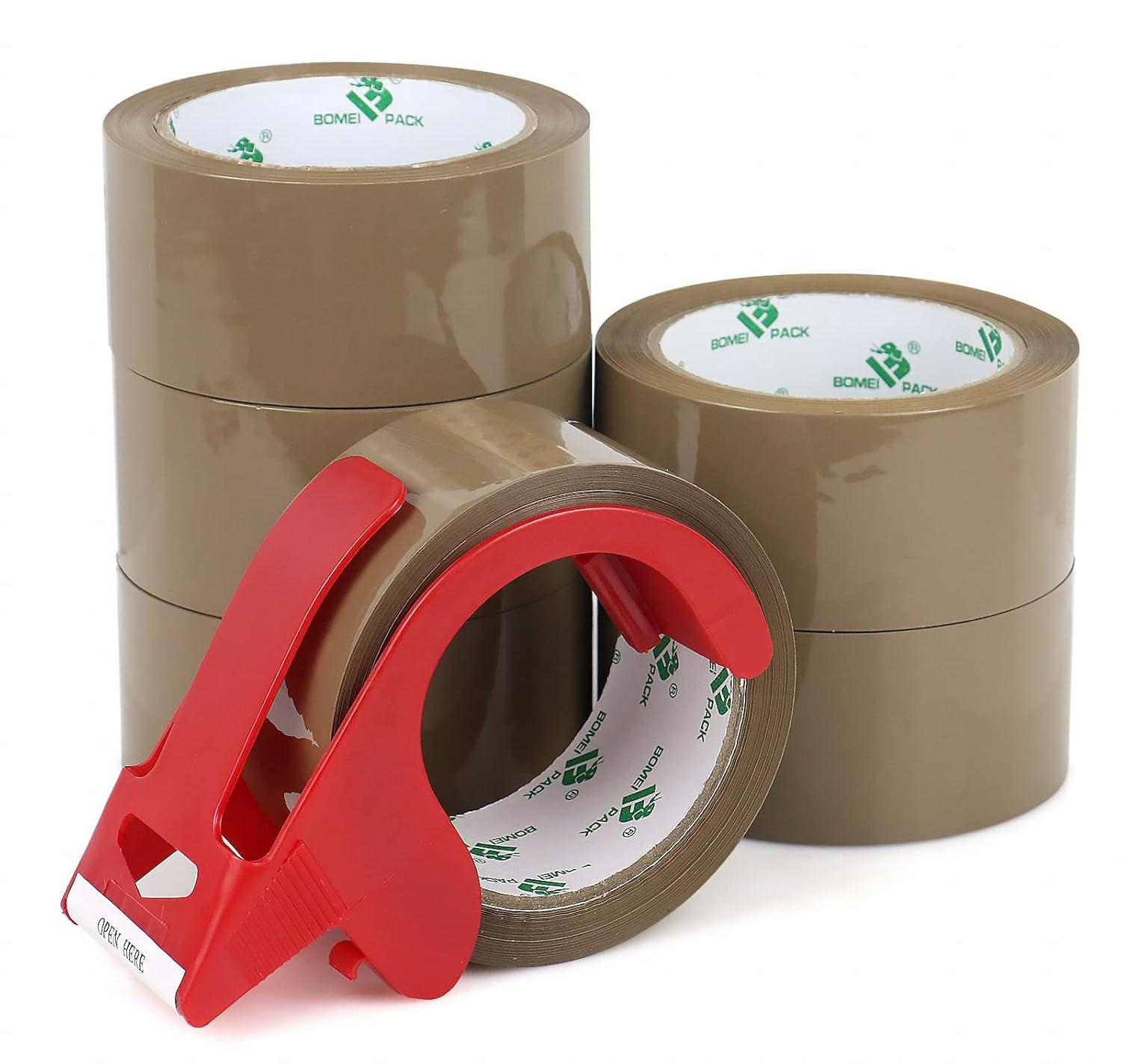 Article : PACK Lot de 6 rouleaux de ruban adhésif d'emballage marron