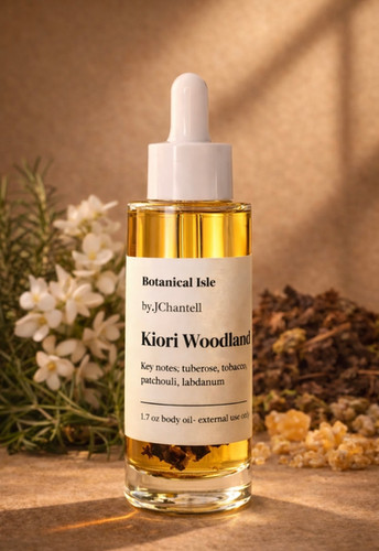 Kiori Woodland Botanical Isle Body Oil - Available Now | By. JChantell