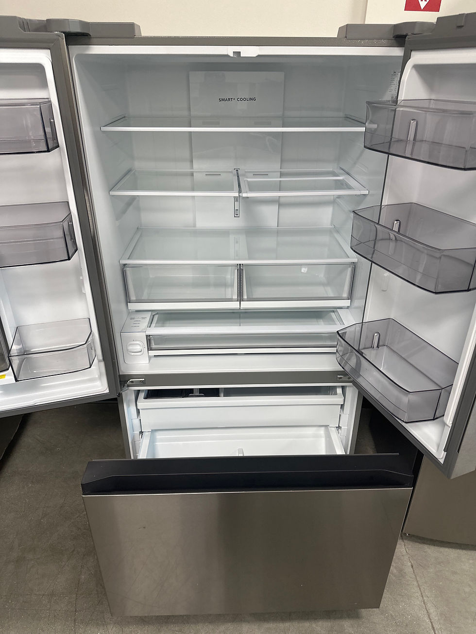Thumbnail: Midea 27 cu. ft. Counter-Depth French Door Refrigerator with Auto Water Pitcher