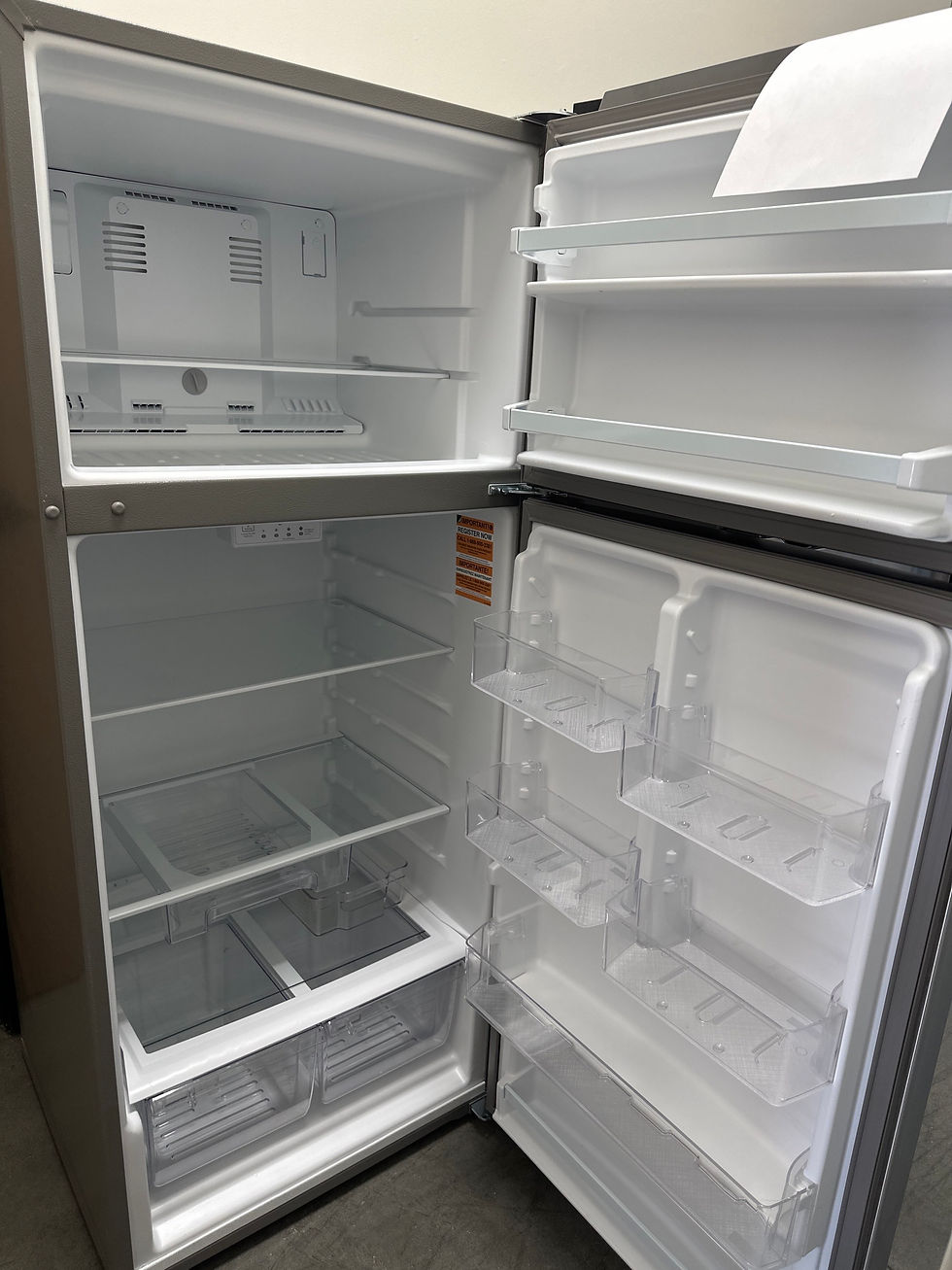 Thumbnail: Whirlpool 17.64 cu. ft. Wide Top Freezer Refrigerator in Stainless Steel