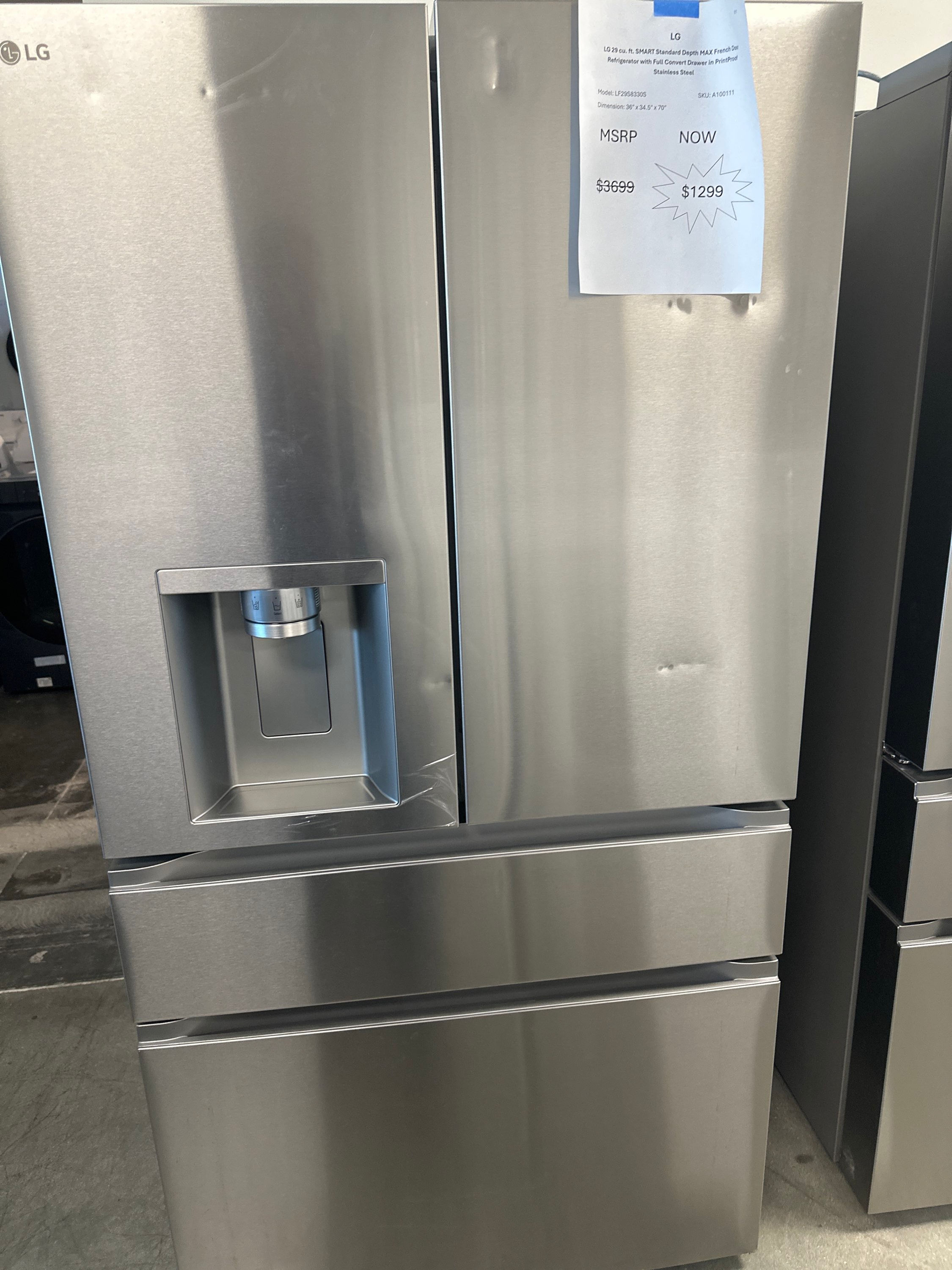 LG 29 cu. ft. SMART Standard Depth MAX French Door Refrigerator