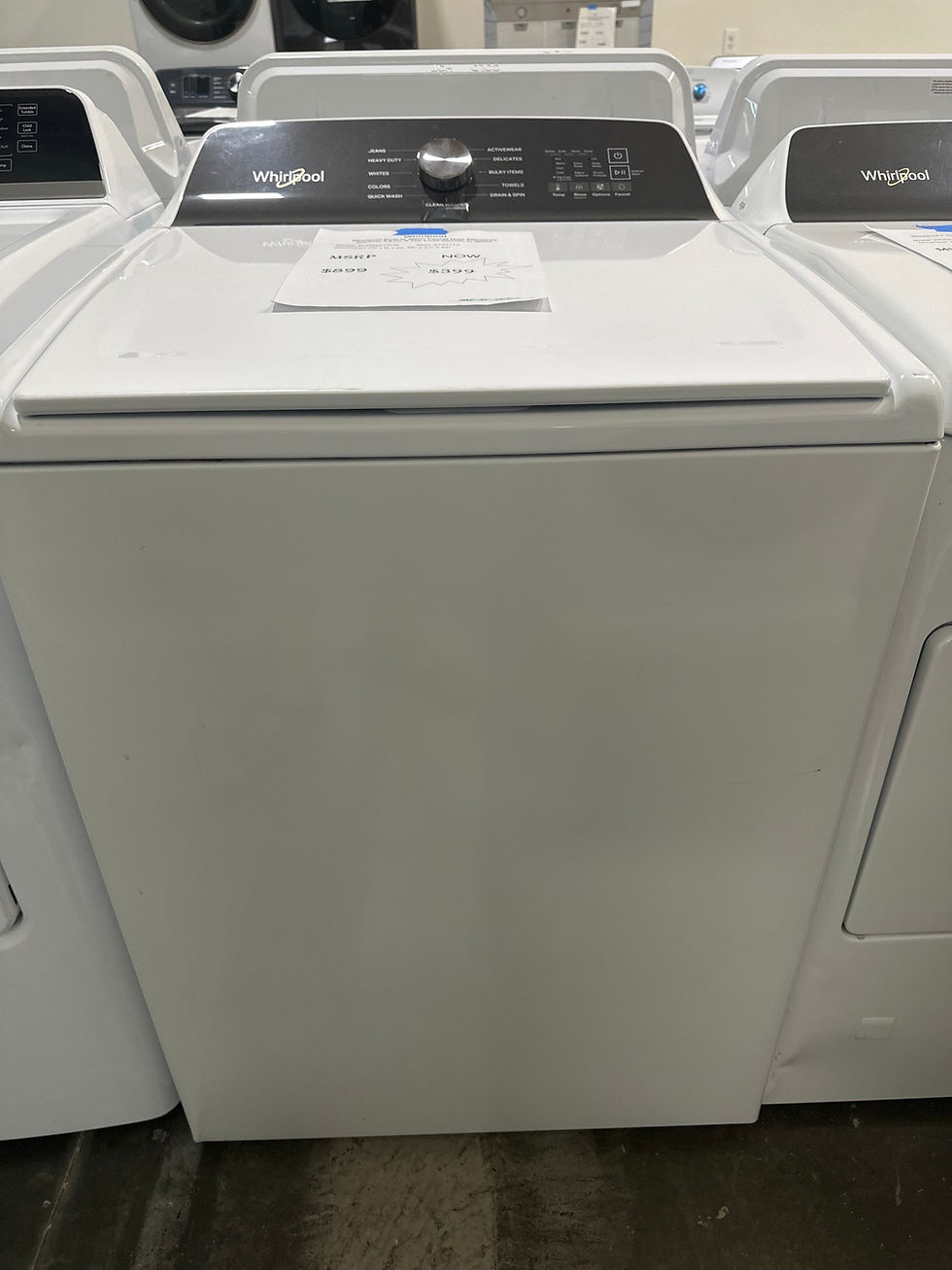 Thumbnail: Whirlpool Built-in Water Faucet Large ( 4.6-cu ft ) Top Load Washer