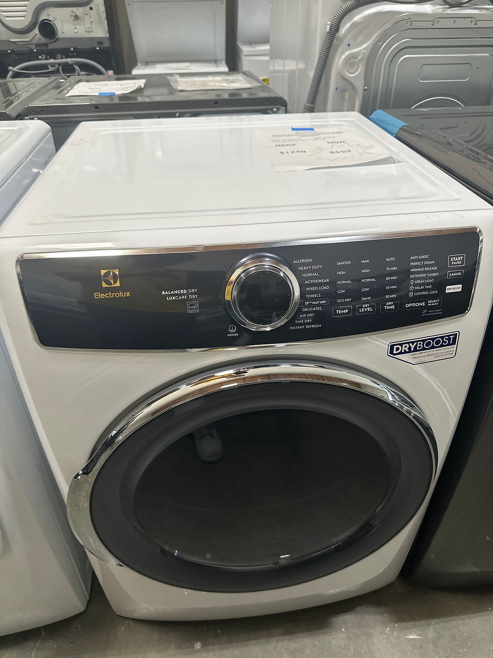 Thumbnail: Electrolux 8 cu. ft. Front Load Electric Dryer with Perfect Steam