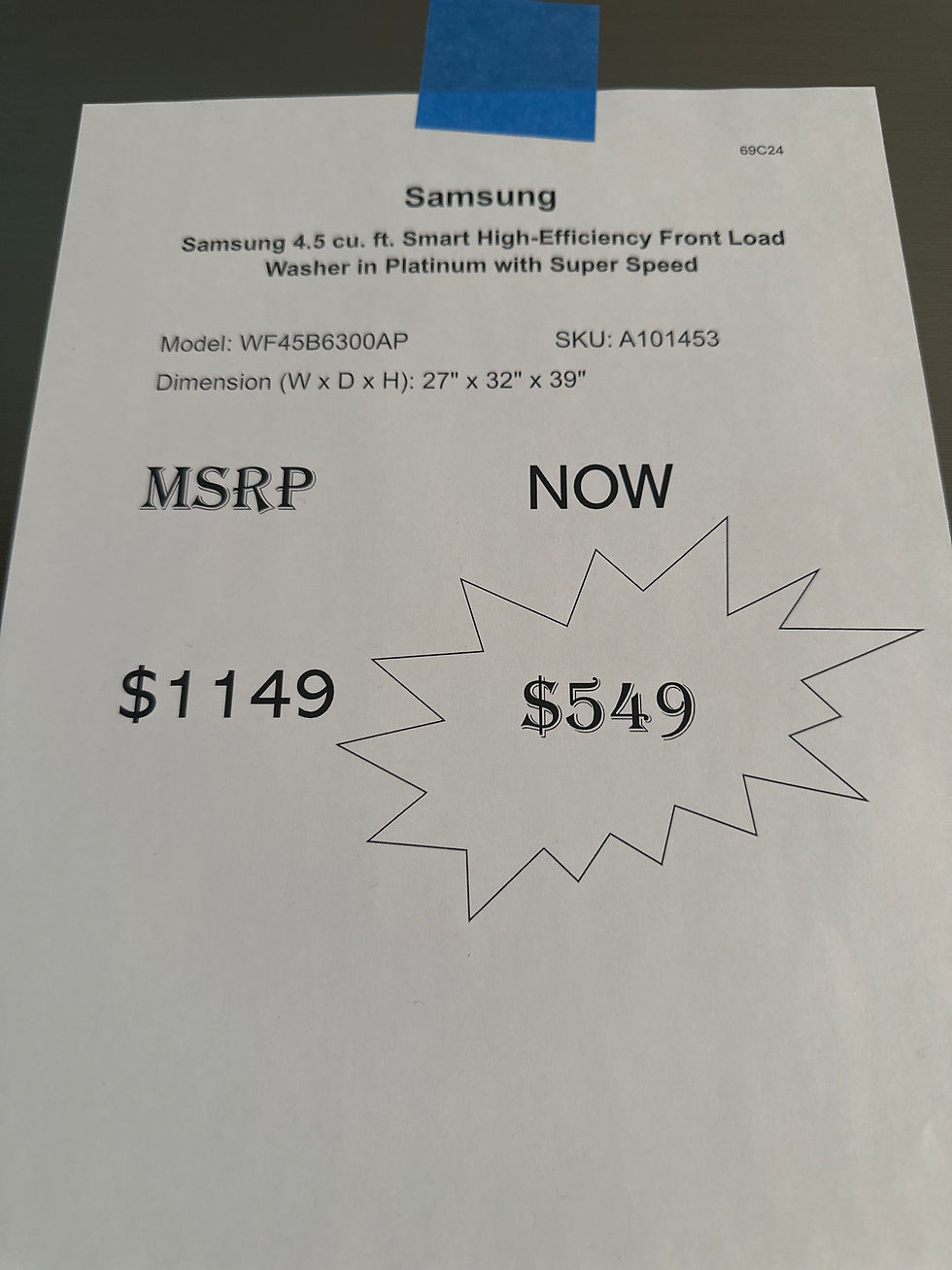 Thumbnail: Samsung 4.5 cu. ft. Smart High-Efficiency Front Load Washer in Platinum