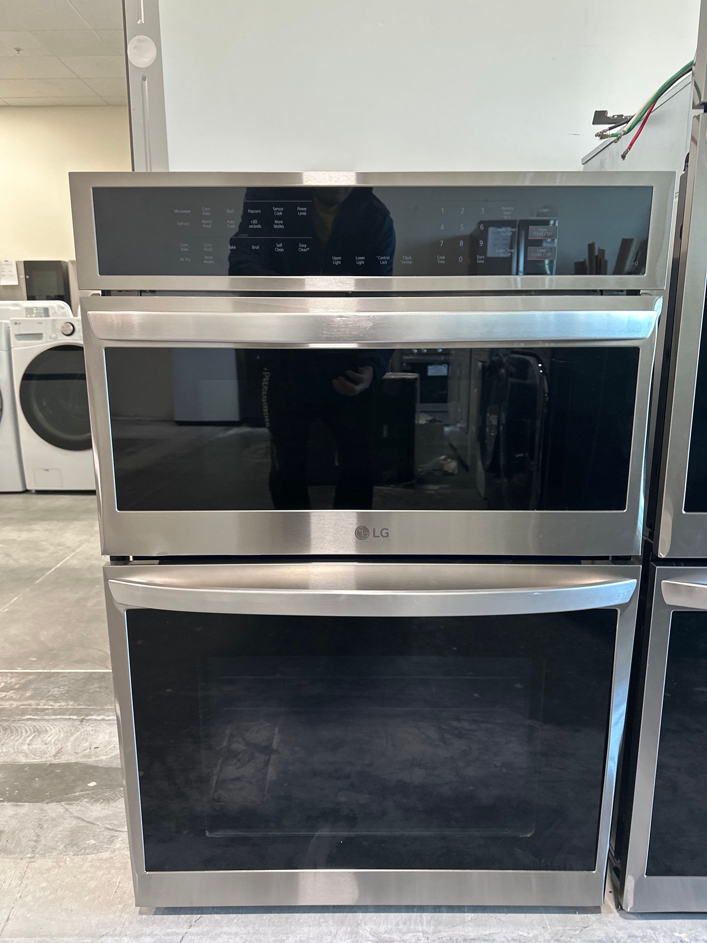 LG 1.7/4.7 cu. ft. Smart Combination Wall Oven with Convection and Air Fry