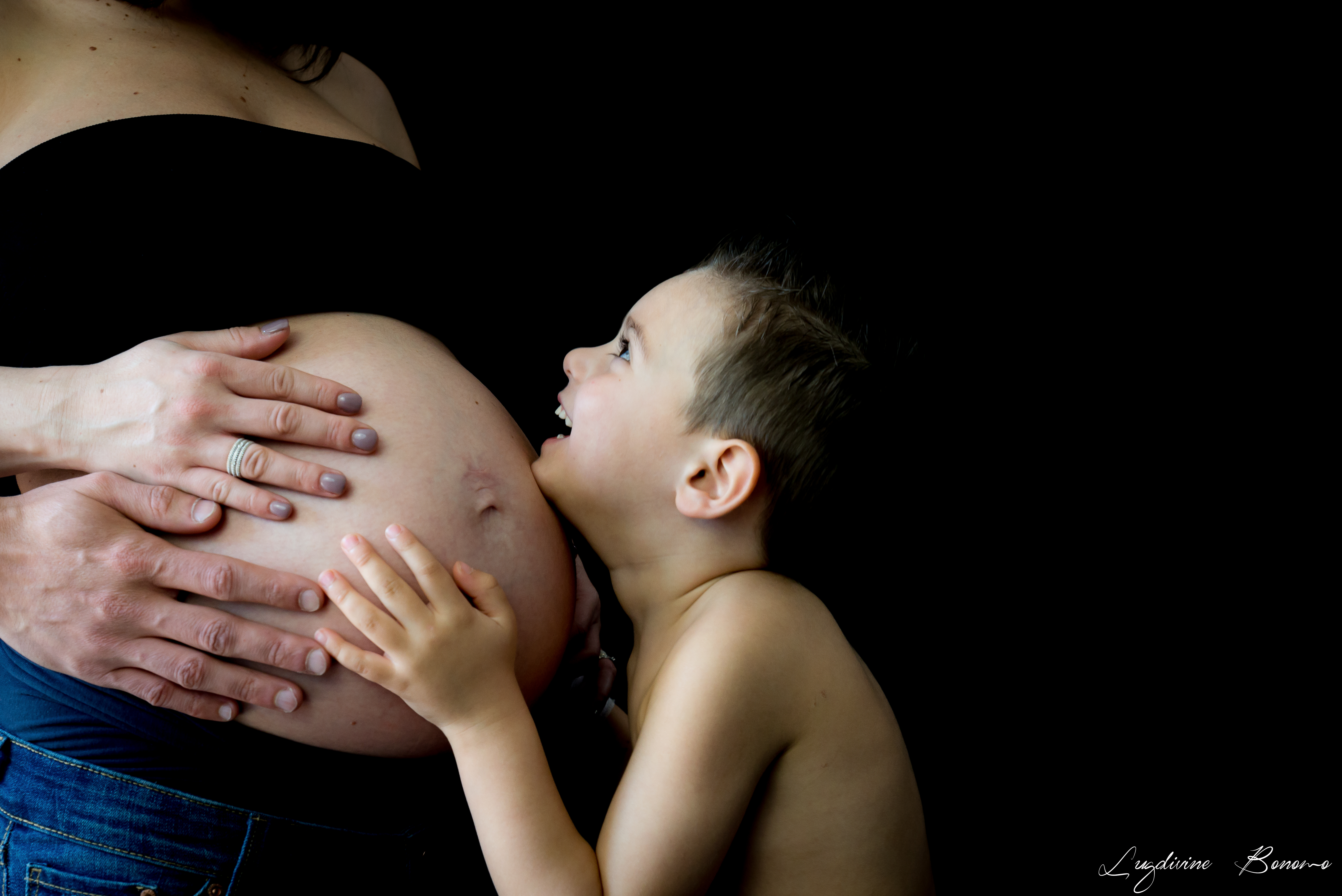 photographe femme enceinte salon