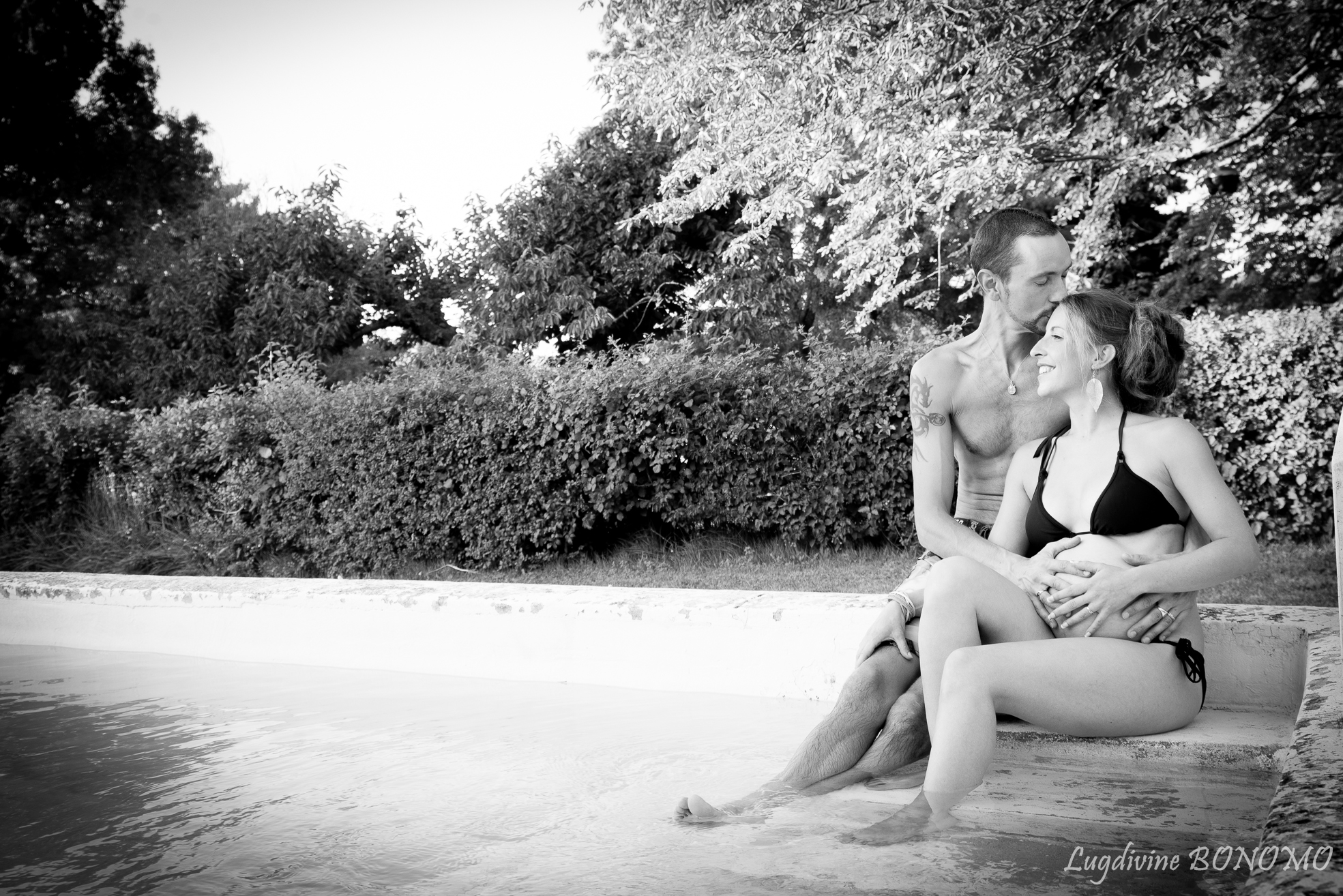 photographe grossesse piscine