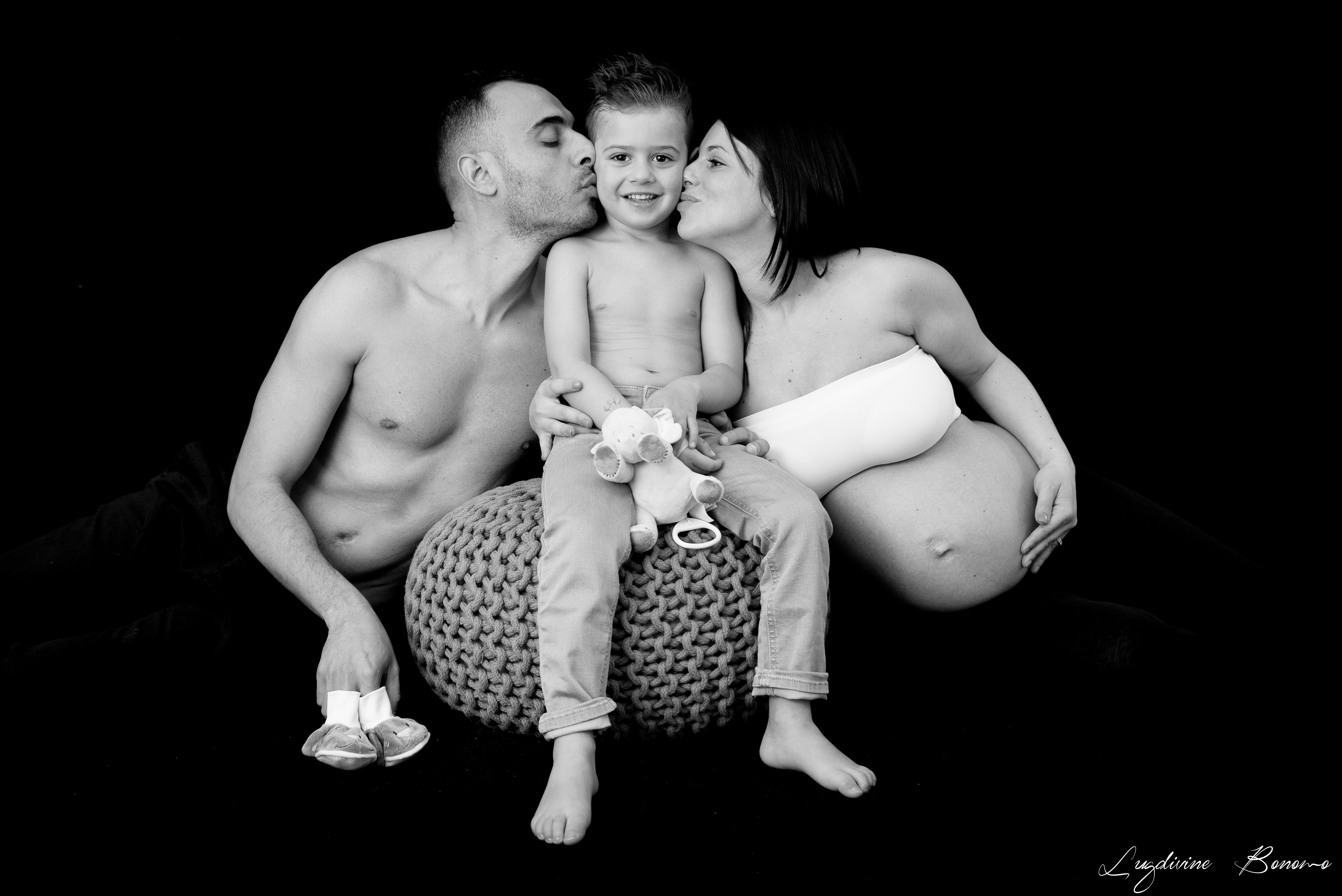photo famille séance grossesse