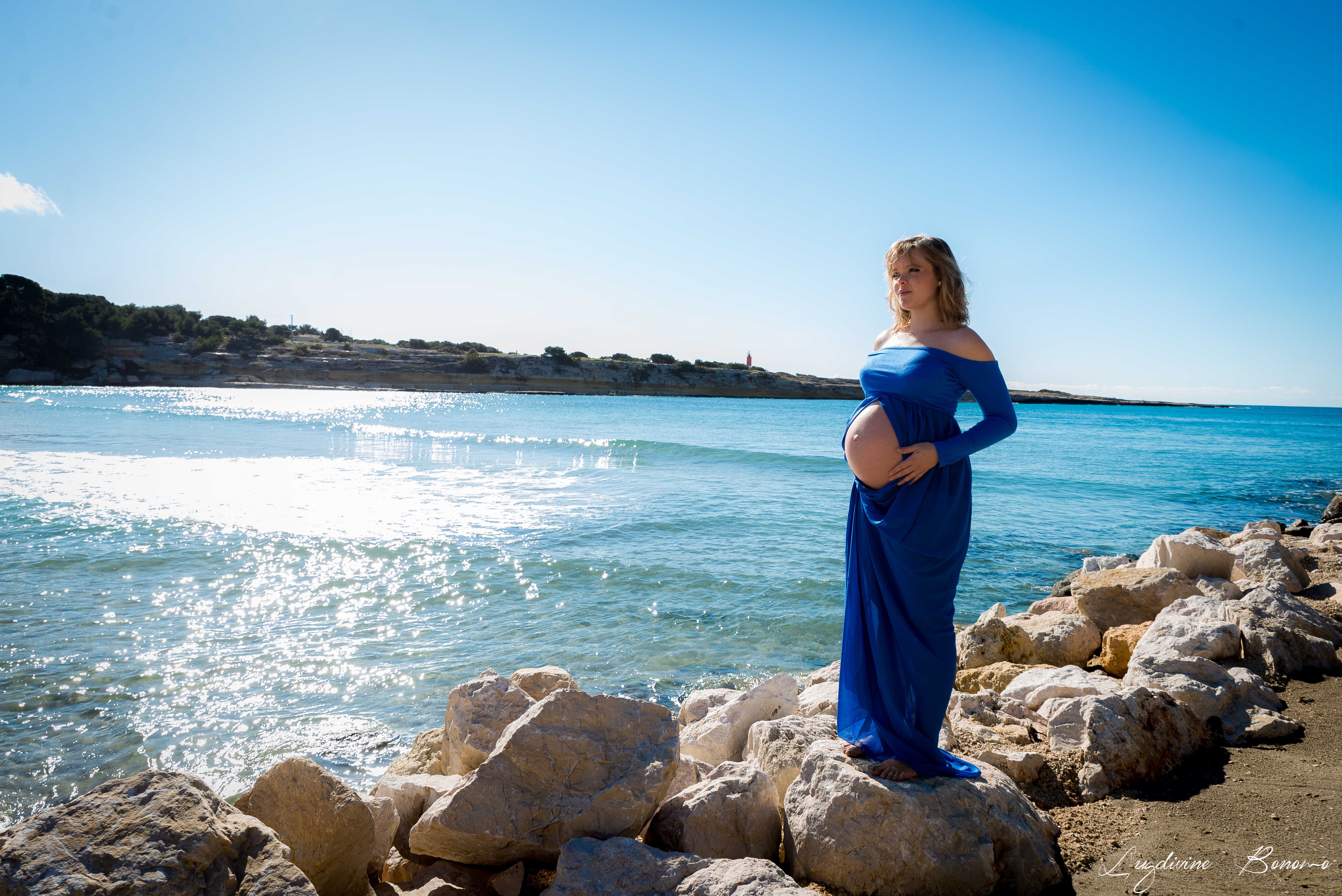 photo grossesse bord de l'eau carry