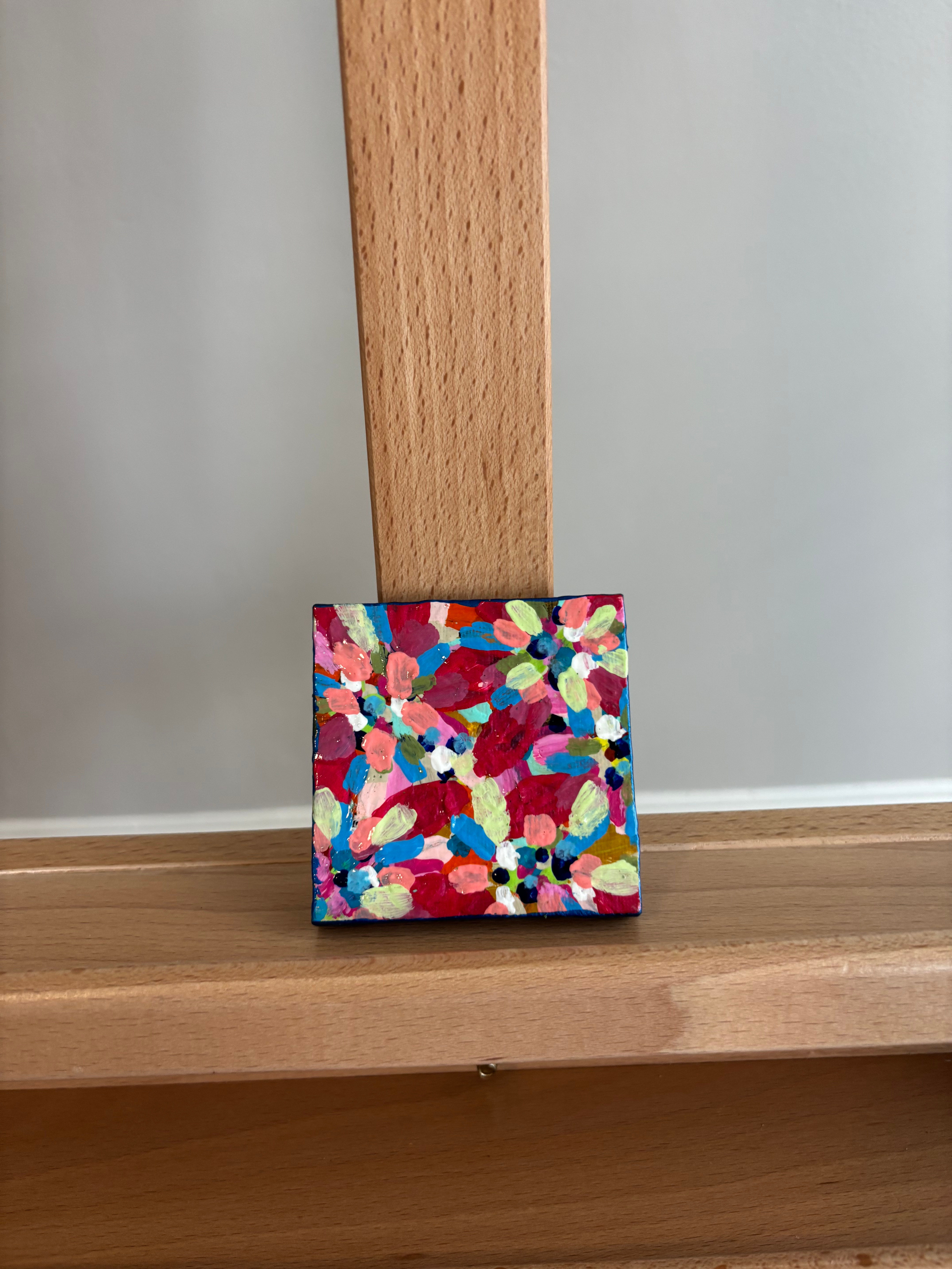 3x3" Mini Painting 5.0. Sofia Darras Original. 2023