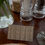 Thumbnail: SD Pattern Reversible Placecards— Green Stripe. Set of 4.