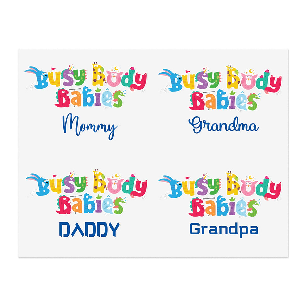 Thumbnail: Family #1 Sticker Sheets
