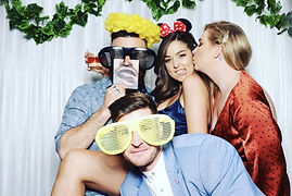 Pose in the photo booth