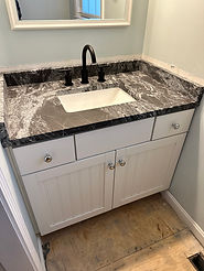 New granite countertop