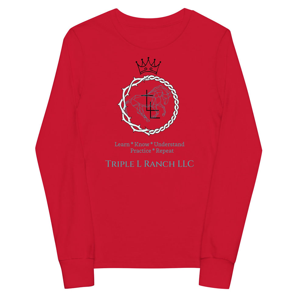 Thumbnail: Youth long sleeve unisex tee shirt