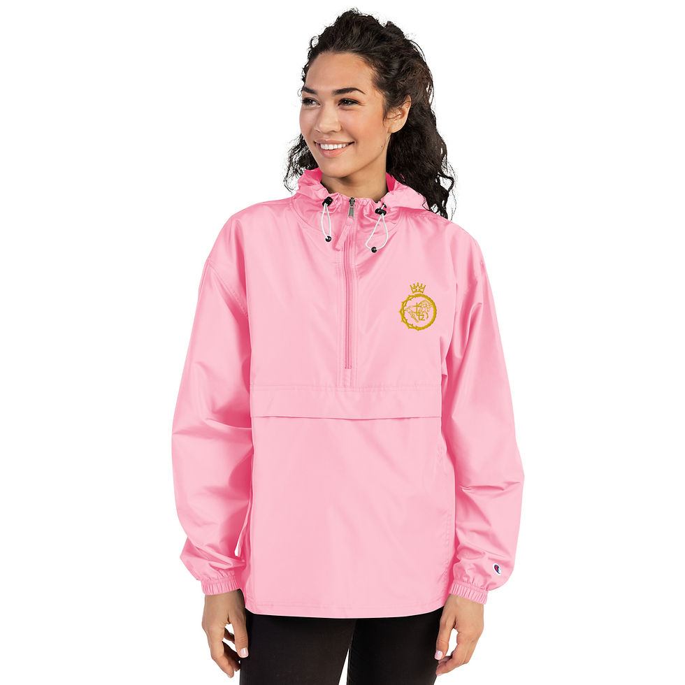 Thumbnail: Embroidered Champion Packable Jacket