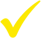 yellow check mark without any background