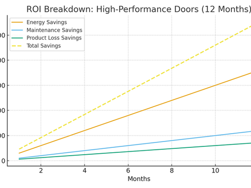 ROI Breakdown High Performance Doors (12 Months)