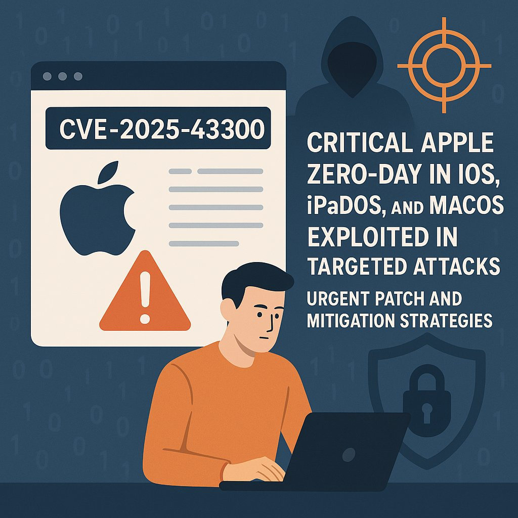 CVE-2025-43300: Critical Apple Zero-Day in iOS, iPadOS, and macOS Exploited in Targeted Attacks – Urgent Patch and Mitigation Strategies