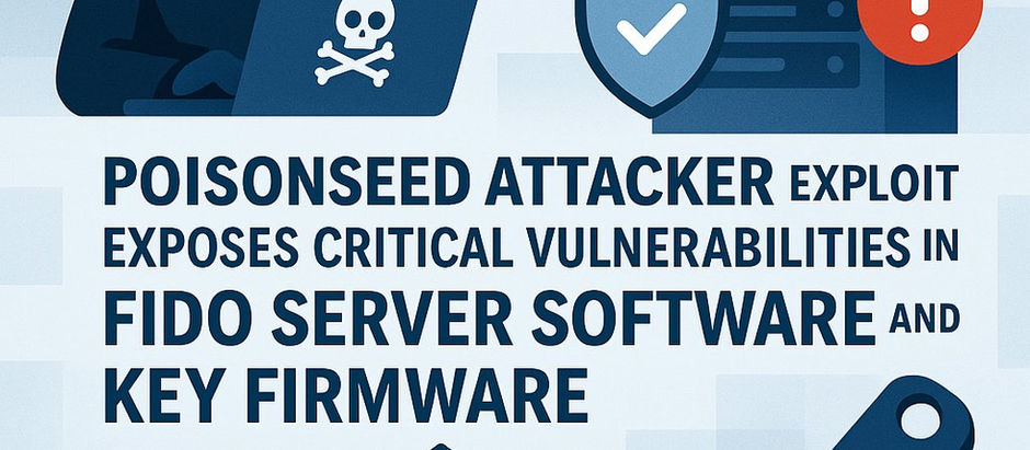 PoisonSeed Attacker Exploit Exposes Critical Vulnerabilities in FIDO Server Software and Key Firmware