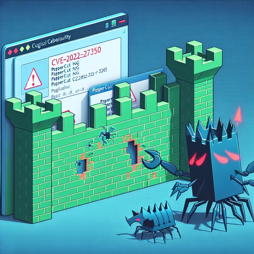 Critical CVE-2023-27350 Vulnerability in PaperCut NG and MF: Immediate Patching Required