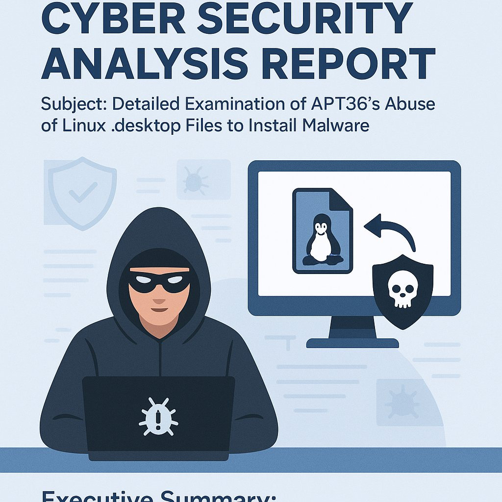 APT36 Exploits Linux .desktop Files to Install Malware on Linux Systems