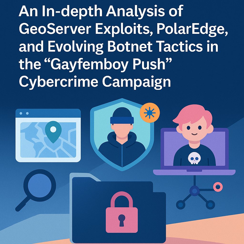 GeoServer Exploits, PolarEdge Tactics, and the Gayfemboy Push Cybercrime Campaign: A Rescana Cybersecurity Intelligence Report