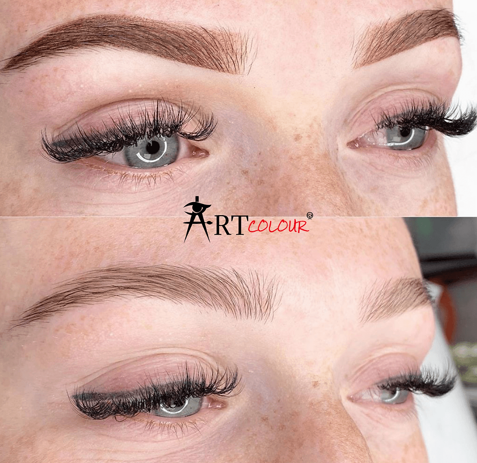 Powder Brows – Vorher und Nachher