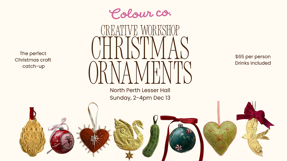 Christmas Ornament Making