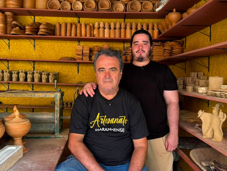 Cerâmica, parceria e legado: pai encontra no filho o sucessor do negócio construído há mais de 30 anos