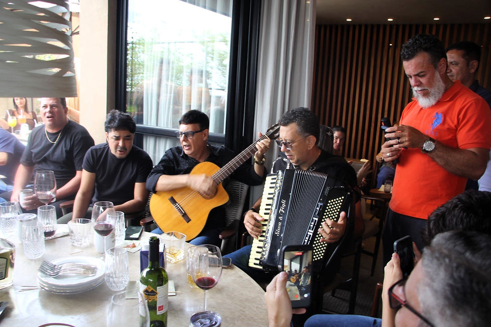 Um encontro de amigos, boa música e muita descontração