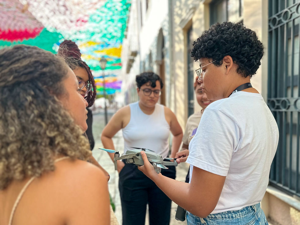 No Mobiliza SLZ do ano passado, a Matraca Filmes também ofereceu oficina exclusiva para as mulheres, em ação da Escola de Cinema