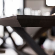 Tisch räucher Eiche Holz massiv