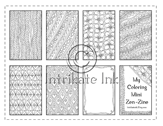 Thumbnail: DIY 3 Mini Zine Coloring Books