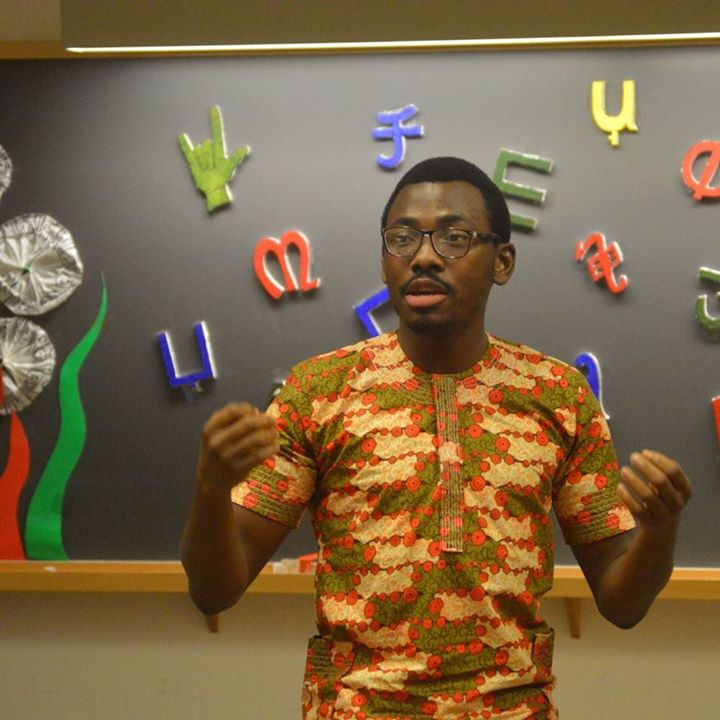 Here I am, teaching!___The International Mother Language Day Celebration