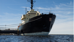 Jäänmurtaja Sampo Forum Marinumin vieraaksi Turkuun