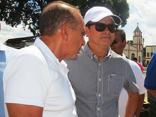 EM COMITIVA COM AMÉRICO GORAYEB E DEMAIS SECRETÁRIOS, DAVID ALMEIDA ASSINA ORDEM DE SERVIÇO DE RAMAI