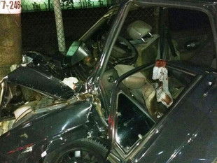Homem fica ferido em acidente na Avenida Constantino Nery