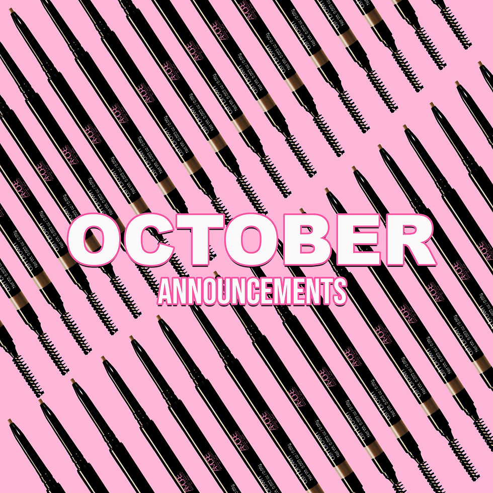 October New Announcements