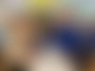 Snowman art with Michaela.