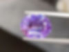 oval cut purple sapphire
