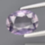 pale lavender oval opalescent sapphire
