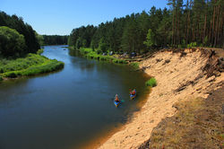 Vilija river. Water travel 2015