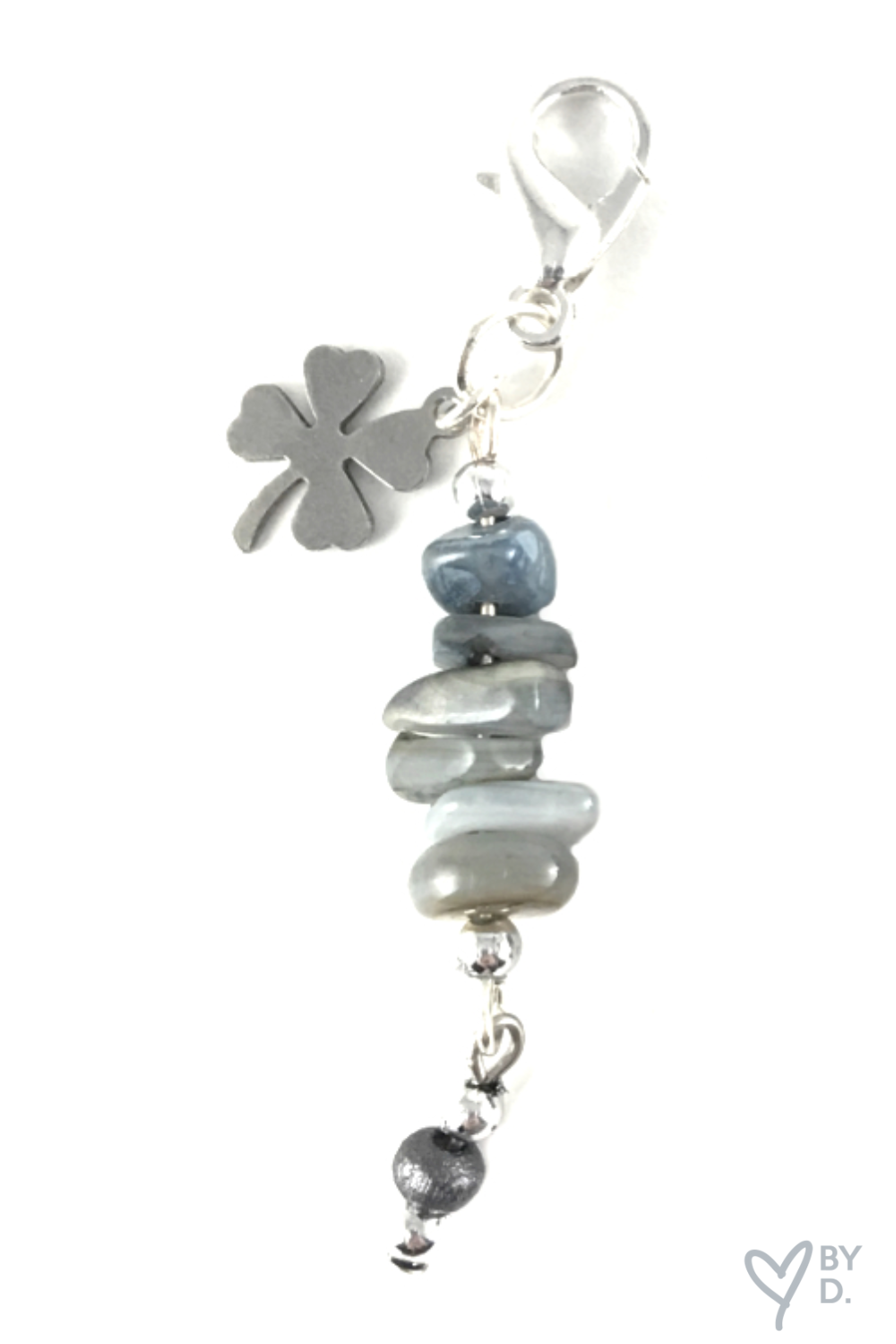 Balance rocks with little clover charm