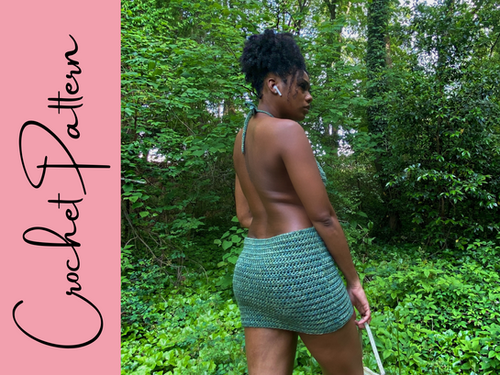 crochet backless dress pattern Buttercup | badge:Exclusive formal occasions Size:XL (18-20) This dress wins 🏆